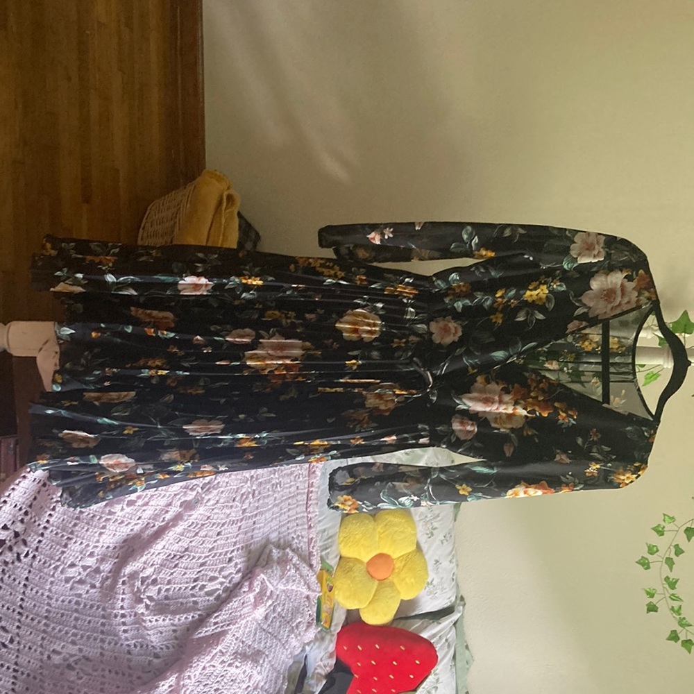 Long floral dress